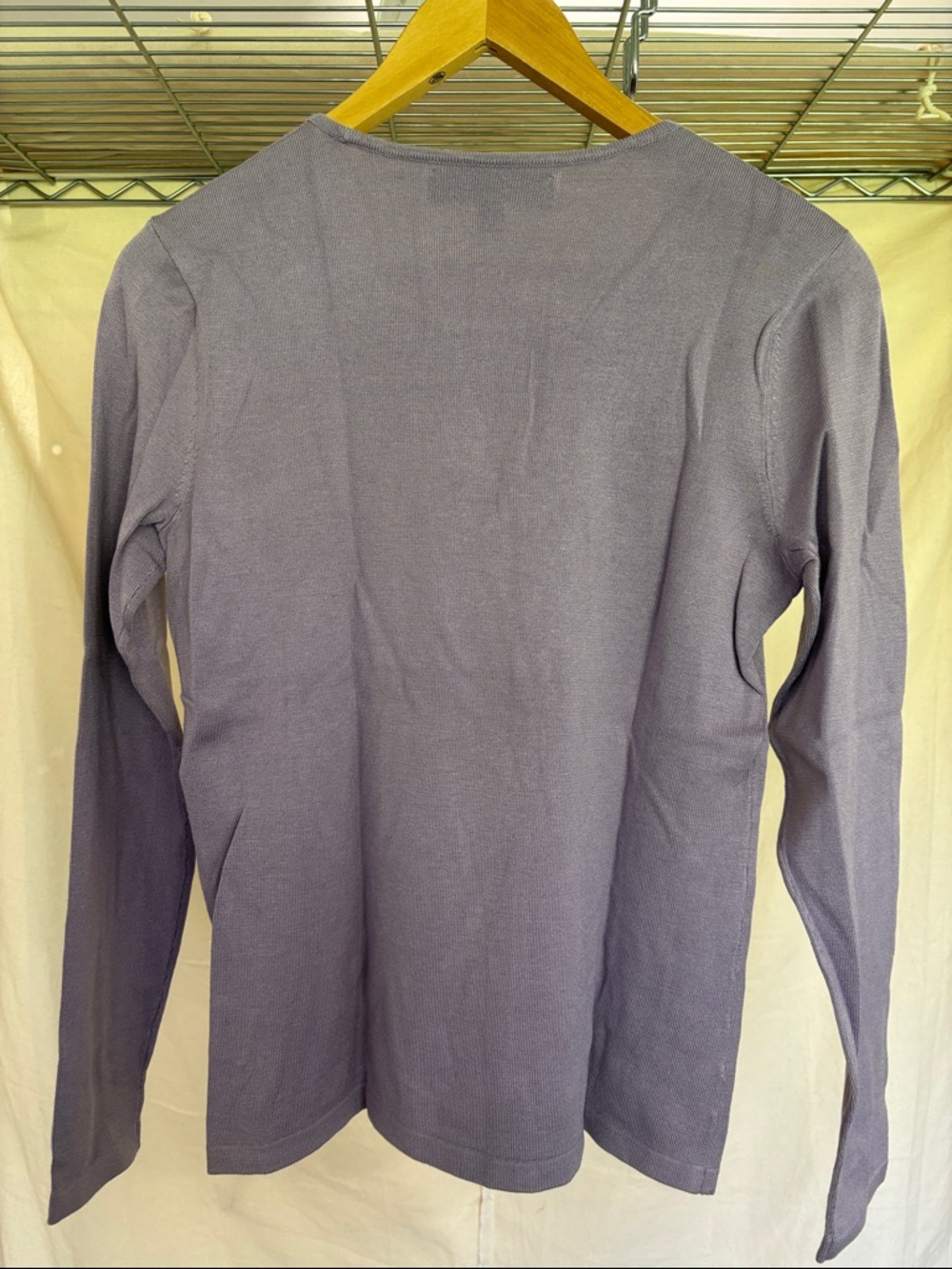 Kasper Women's Long Sleeve Crewneck Top - Lavender - Picture 3 of 4